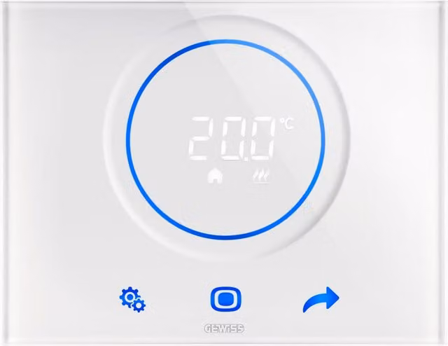 Termostato intelligente con connessione Wi-Fi GEWISS GW16970CB bianco