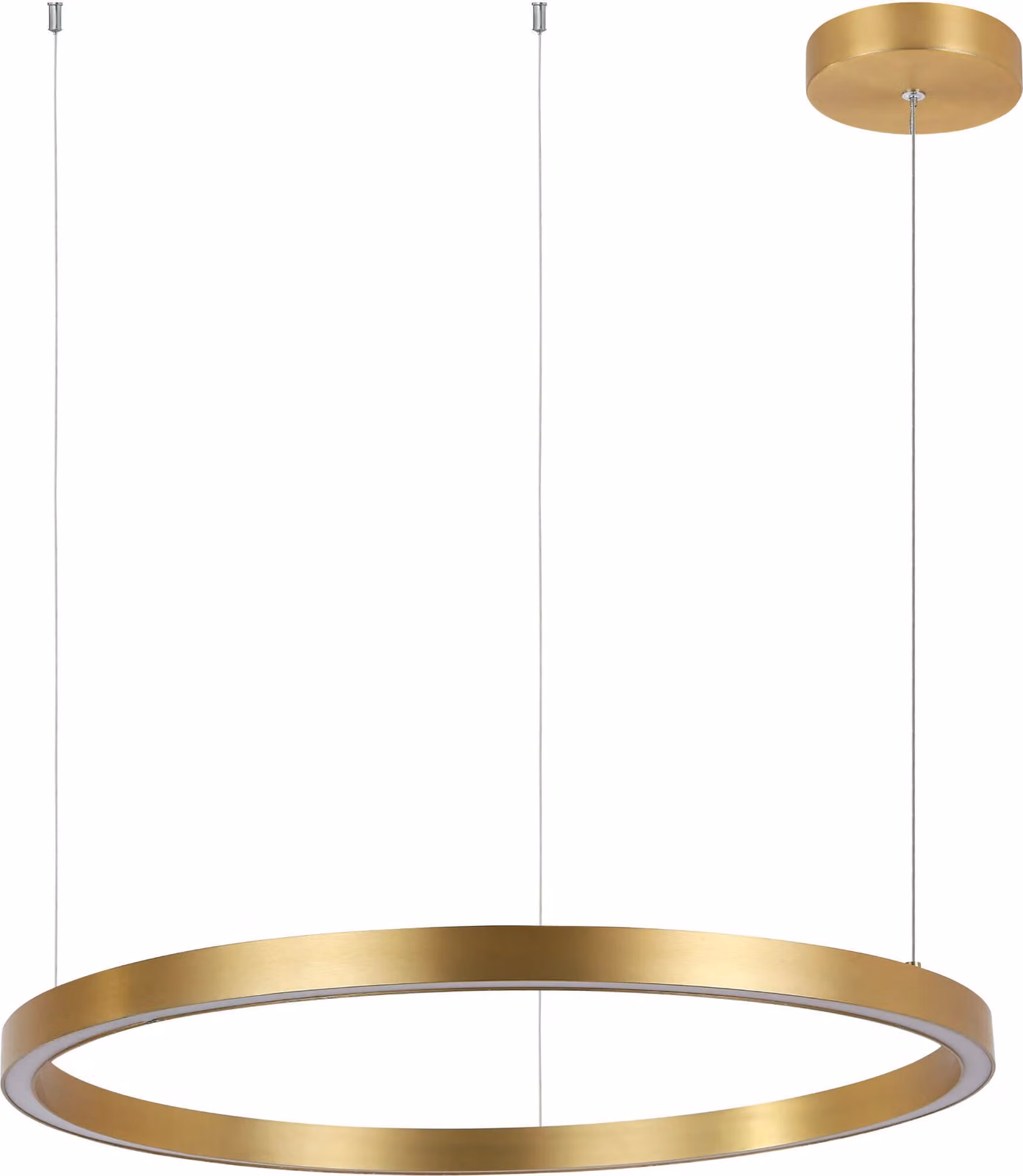 Lampadario a LED Midway dorato 35 W, bianco caldo, 3850 lm, metallo, dimensioni: 126 x 60,8 x 60,8 cm, IP20, Light Prestige