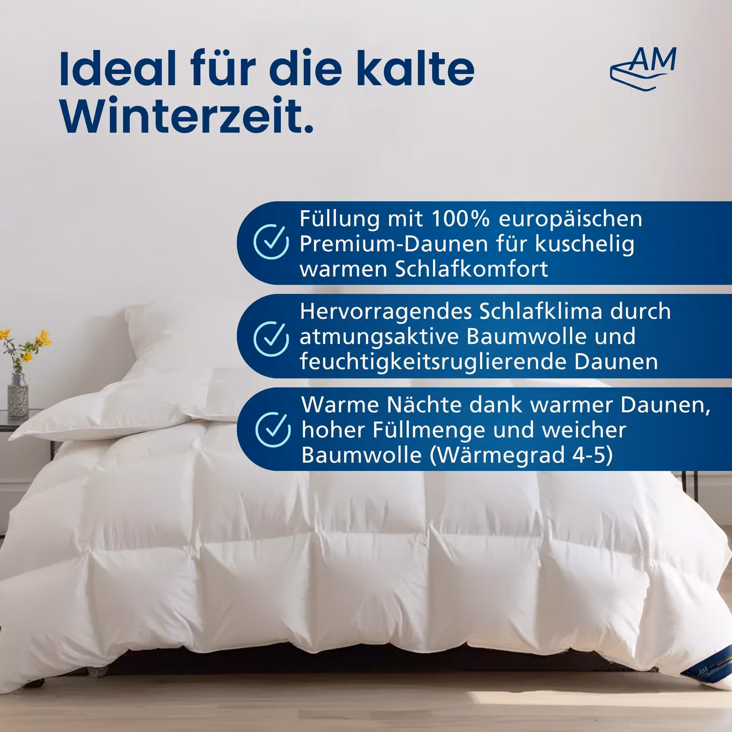 DormiGood | Piumino Premium | Set di 2 135x200 cm | Piumino invernale | 100% piumino (900g) | Piumino | 135x200 | Piumino invernale | Inverno | Caldo | Spesso | Nomite | Downpass