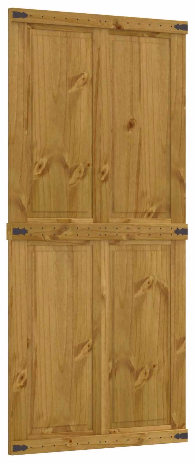 Porta del fienile Marrone Miele 100 x 210 cm