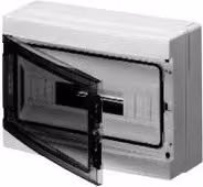 Centralino Gewiss GW40106 con Pareti Lisce da 18 Moduli, Bianco, IP65