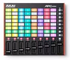 Controller disc jockey Akai APC Mini Mkii Black e Red