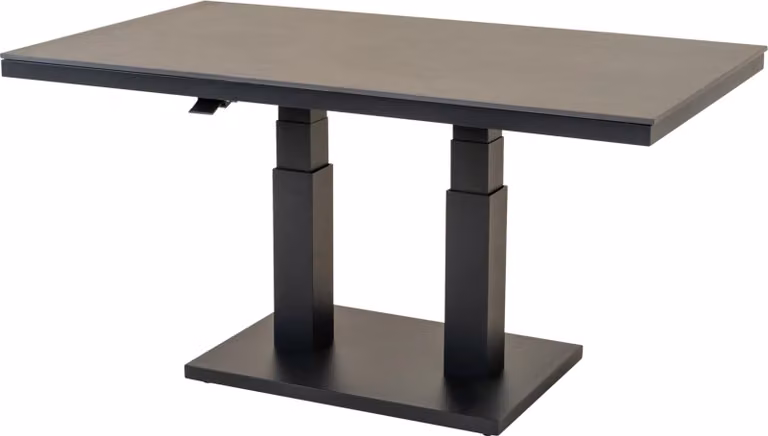 Tavolo da salotto - Regolabile - 140x80x49/72 cm - Pietra sinterizzata