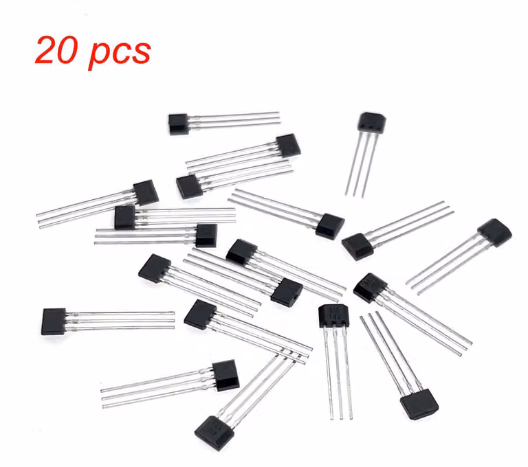 20 sensori ad effetto Hall, bipolari, con 3 pin, in package TO-92S