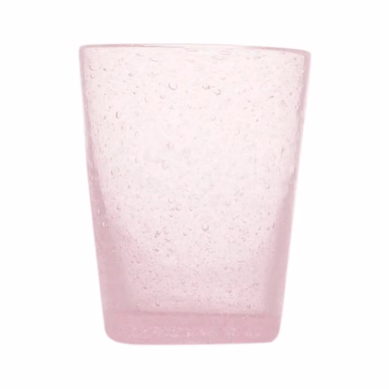 Bicchiere acqua Memento Glass in vetro, Rosa, 6 pezzi