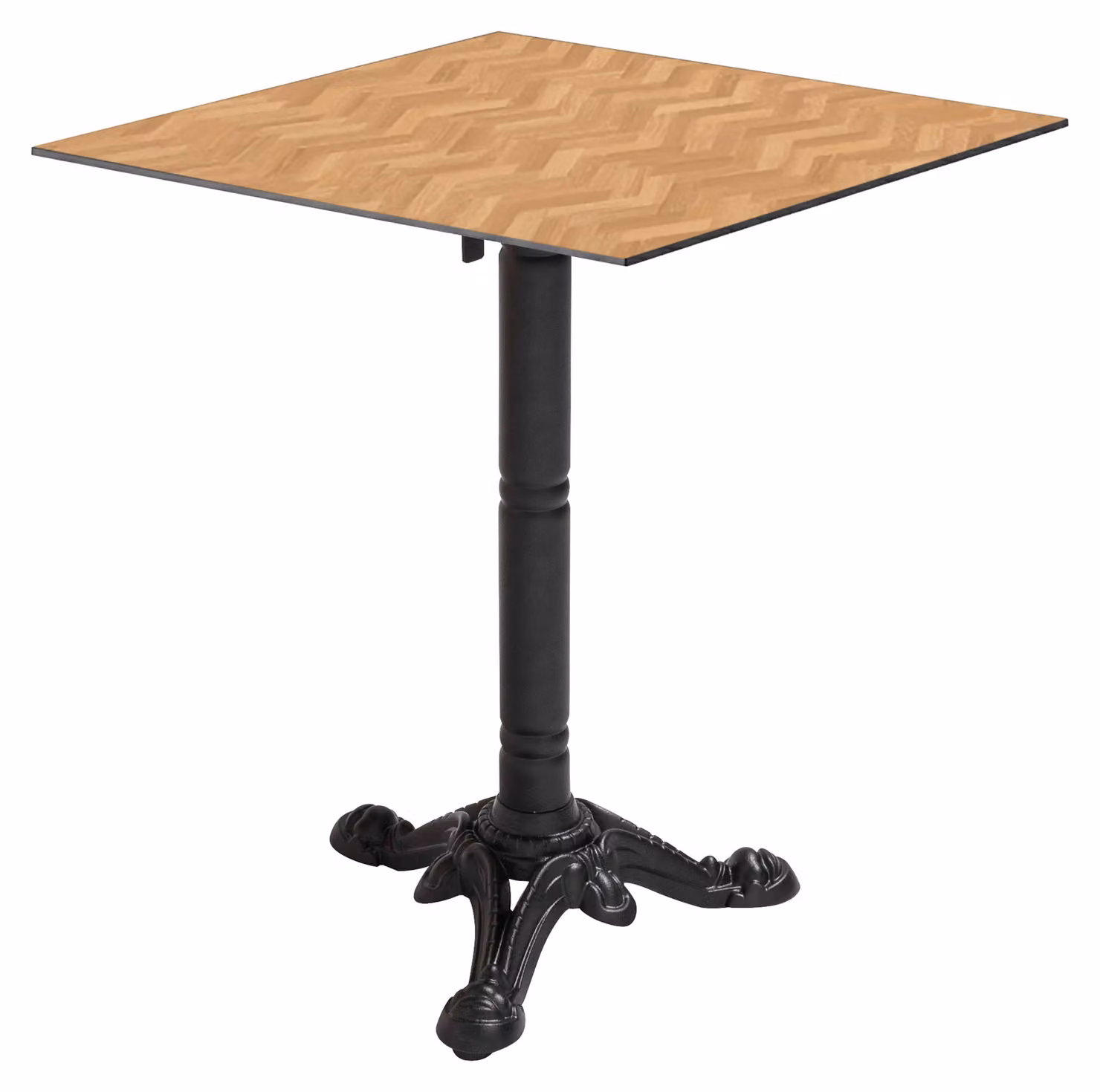 Tavolo da bistrot da giardino inclinabile 60 cm motivo a chevron - Oviala Opera