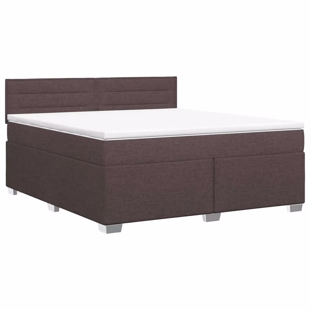 Letto box spring con materasso ibrido vidaXL Marrone L: 180 cm, P: 200 cm, H: 100,5 cm – 2
