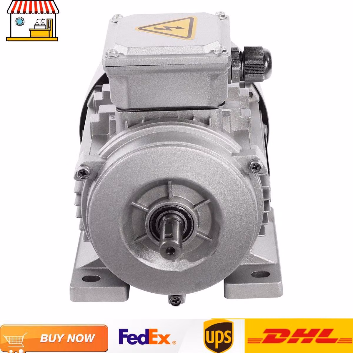 Motore elettrico - 750W - Trifase - Albero da 14mm - Grado di protezione IP55 - Uso industriale