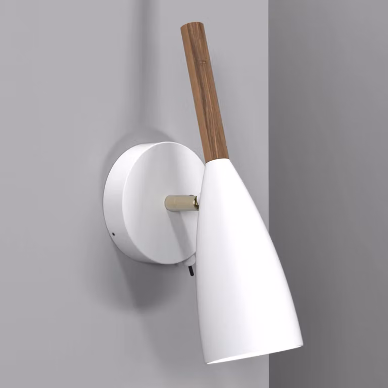 DFTP by Nordlux Applique da parete Pure, Bianco / Opale, Soggiorno / Sala da pranzo, Metallo, Moderno, Applique