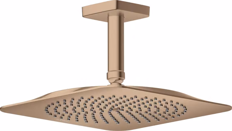hansgrohe AXOR Citterio C Douche de tête 270/270 1jet EcoSmart avec raccordement au plafond, 28793300, 28793300