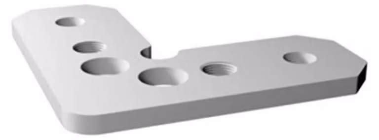 Connettore in acciaio inossidabile ARELUX PRF040, grado 90