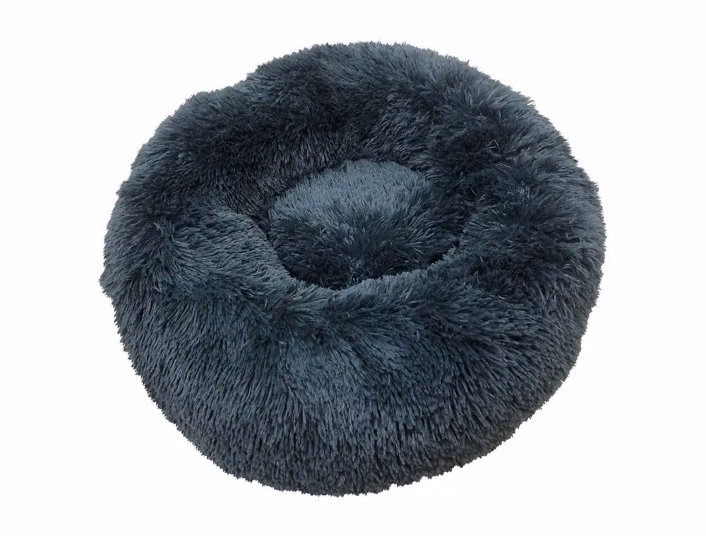 Lits douillette donut classique "ESLA" bleu marine D x H : Ø 50 x 20 cm