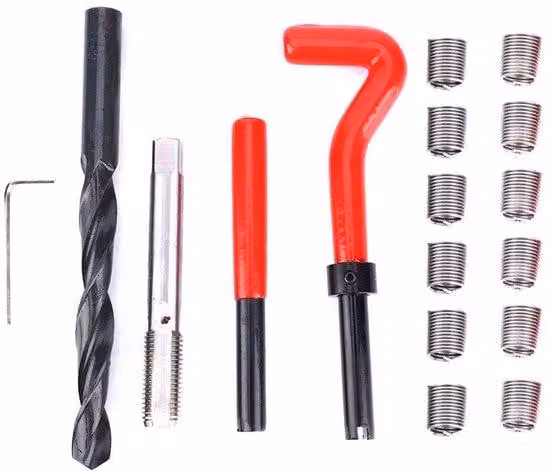 Set di utensili a vite M12 - 17 pezzi - M12x1,5