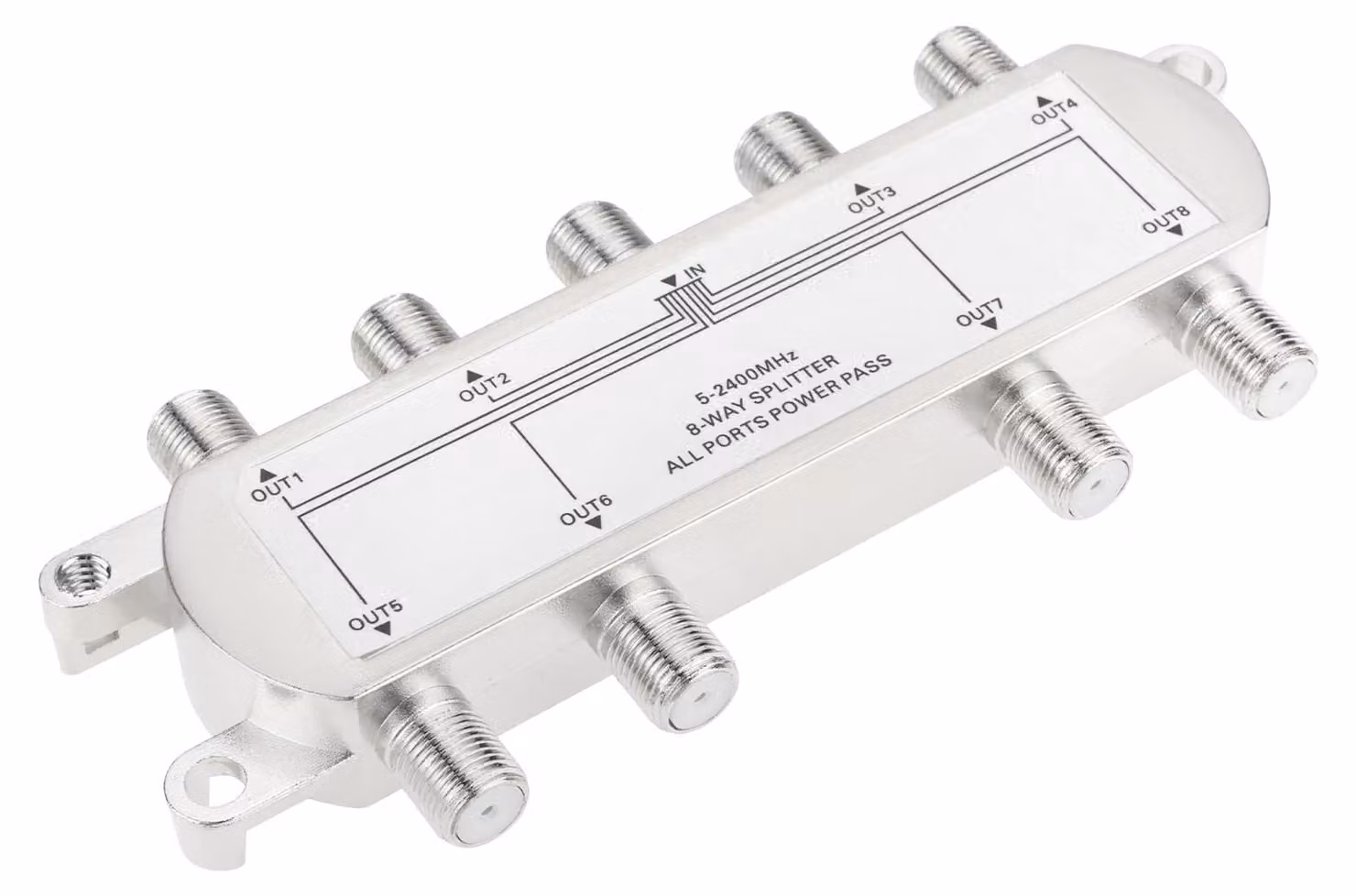 The Lord of the Tools: 1 pezzo, divisore coassiale digitale a 8 vie, frequenza 5-2400 MHz