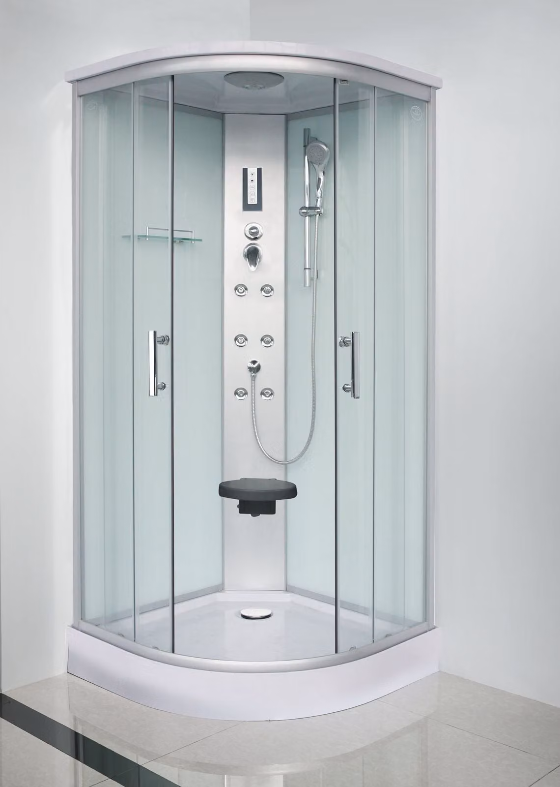 Cabina doccia completa Sanotechnik modello SCALA, dimensioni 215 cm x 90 cm
