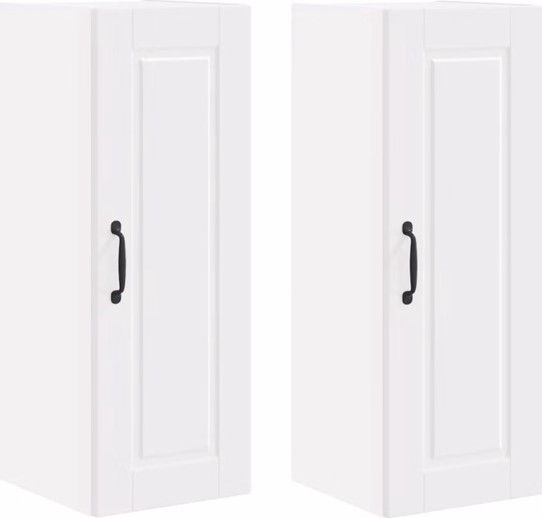 Armadietto a muro PORTO 2 pcs Bianco 30 x 31 x 80 cm