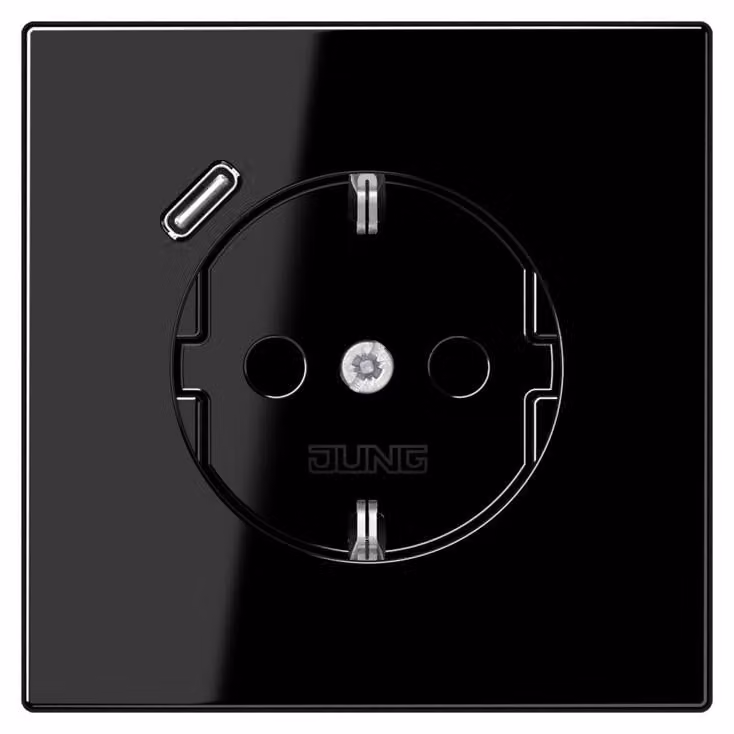 Presa Jung SCHUKO con USB tipo C LS1520-18CSW (LS1520-18CSW)
