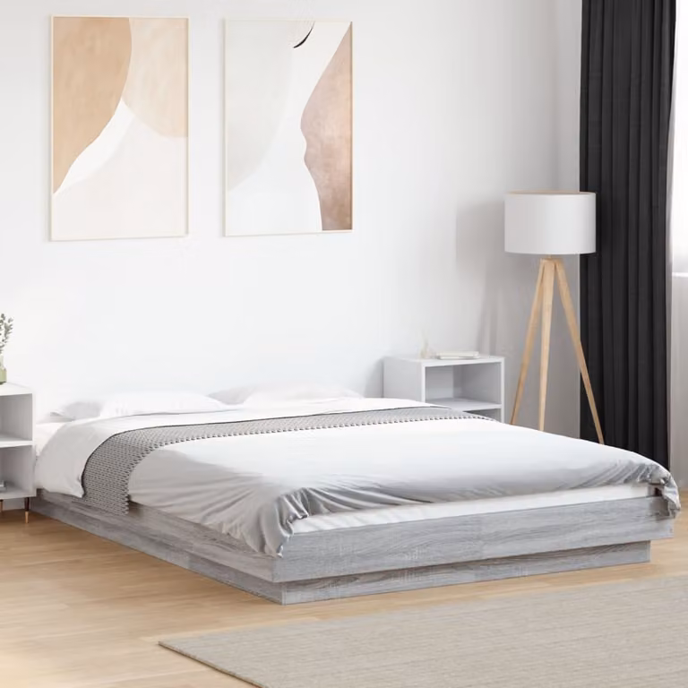 Giroletto vidaXL in legno multistrato grigio, L 120 cm x P 200 cm