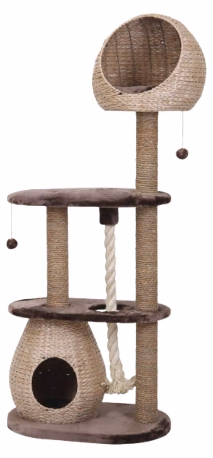 Graffiatoio NOBBY "BARELI", beige, altezza 170 cm