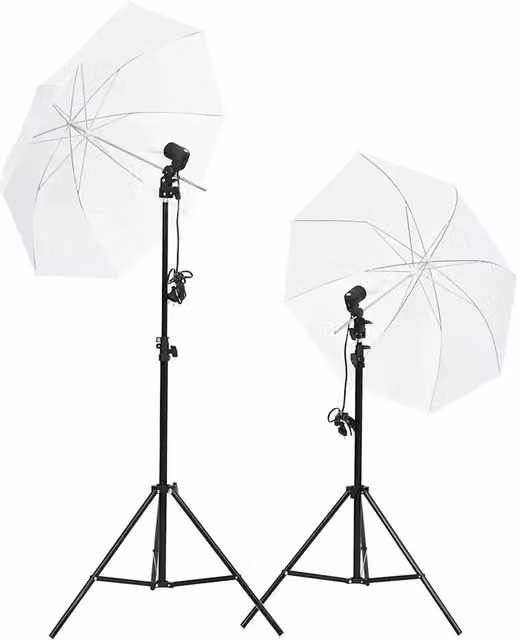 Kit per Studio Fotografico con Set di Luci e Fondale CFW3679705