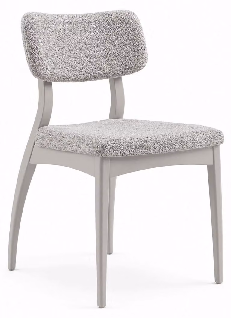 Sedia da pranzo, sedia imbottita, sedia per la sala da pranzo, stile moderno