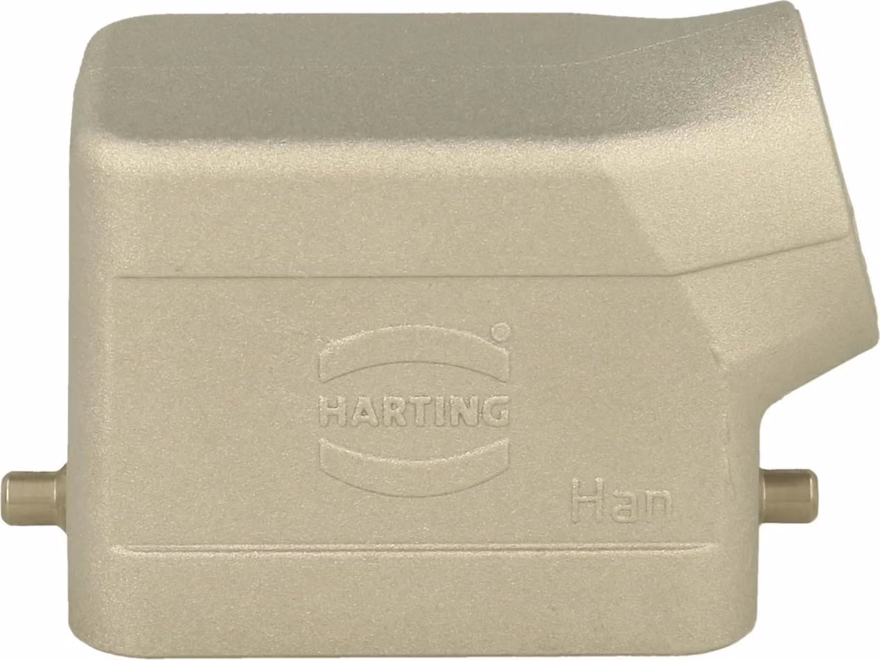 HARTING Han 6B EMC / High Temp Contenitore a manicotto basso, 1xM25 uscita cavo laterale, per 1 staffa (nella parte inferiore) - 1