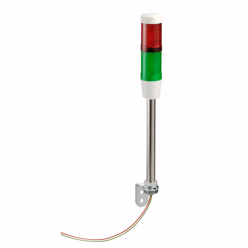 Colonna di segnalazione Schneider Electric senza cicalino + 2 unità luminose, Ø 45 mm, 24 V CA/CC XVMB2RGSB