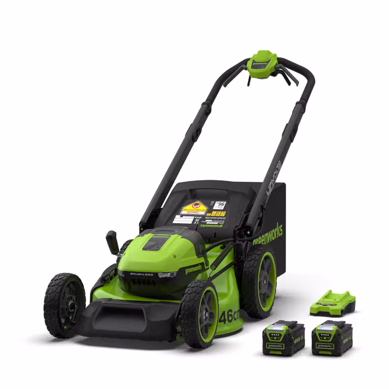 Greenworks 40V Rasaerba 46cm Semovente Gen. II - 2x Batterie 4Ah