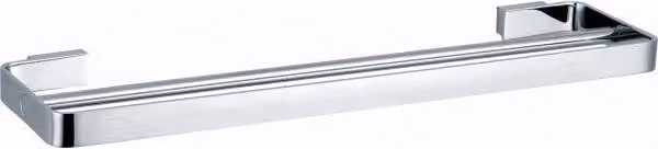 Portasciugamani doppio a parete Bemeta in metallo argento L: 60 cm, P: 13 cm, H: 2,5 cm