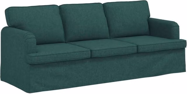 Divano | Divano da soggiorno | Sofa Verde Scuro 201 x 80 x 85 cm Tessuto