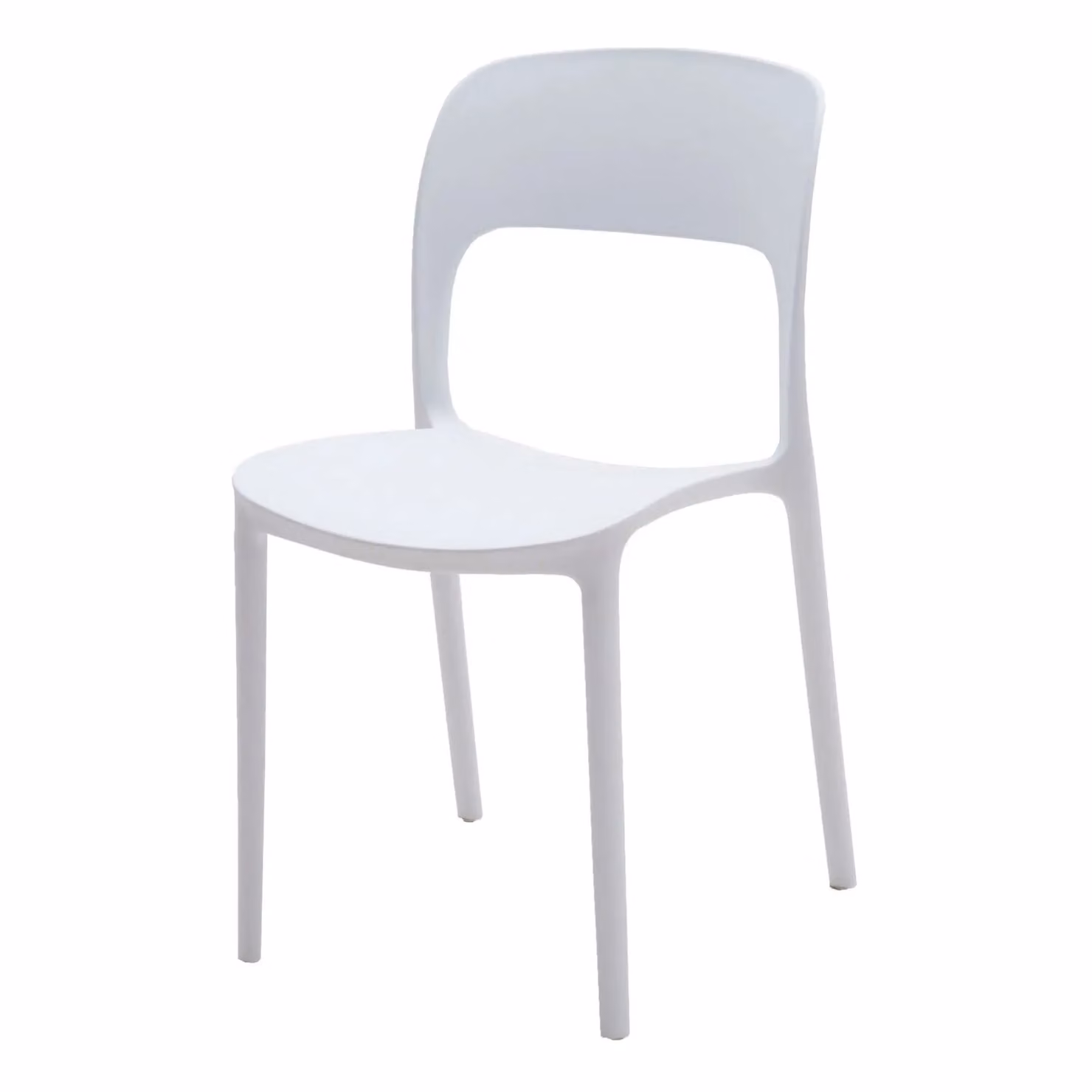 Set di 4 sedie SOUTH BEACH in polipropilene bianco
