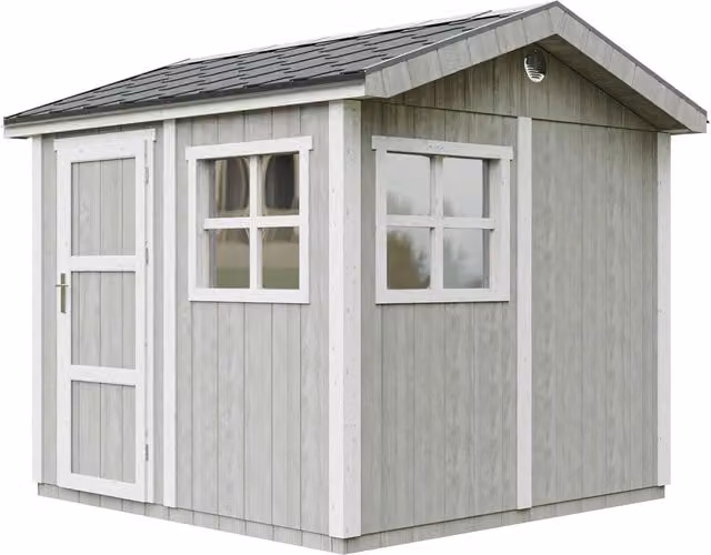 Casetta da giardino in legno Timbela M913 Tundra Grey 5,9 m² H 252 x L 250 x P 294 cm
