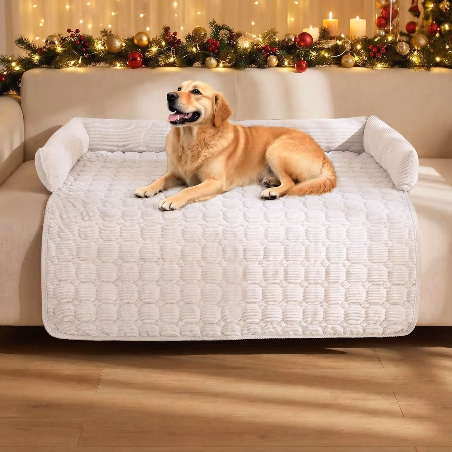 Solidchoice - Cuscino premium per cani, realizzato a mano e lavabile, soffice, dimensioni 75 x 75 cm