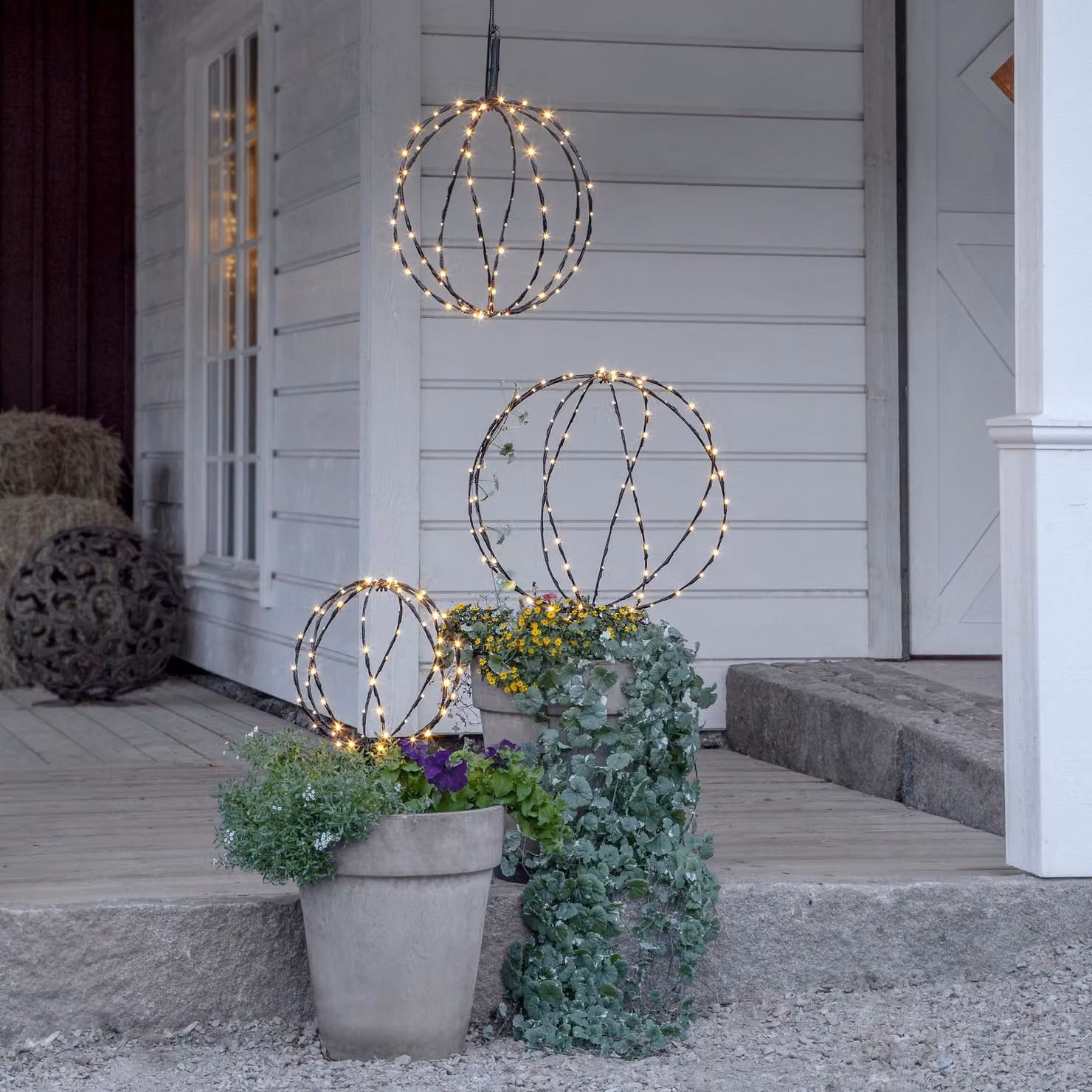 Decorazione a batteria Sfera 30 cm