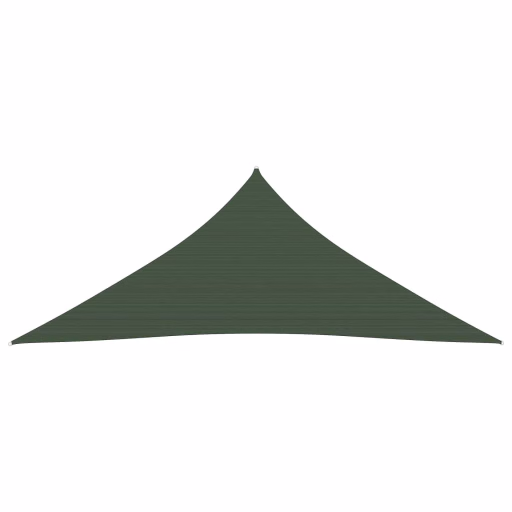 The Living Store Tenda da sole 160 g/m² Verde scuro 5x6x6 m HDPE