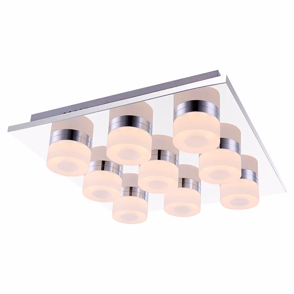 Plafoniera Globo Dl cromo, 9Xled 42504-9