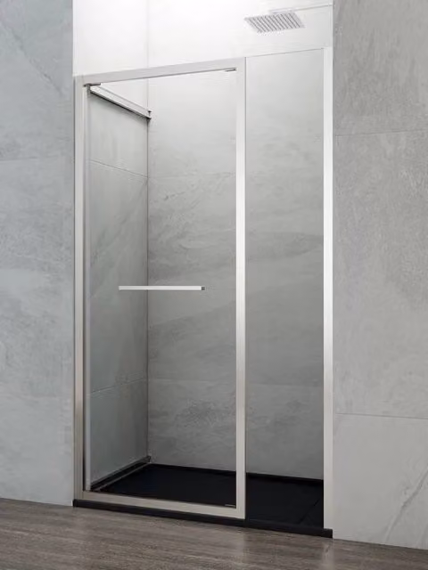 Box doccia frontale SPAZIO fisso 30 + porta 65 95 cm (90-92.5) cromo lucido