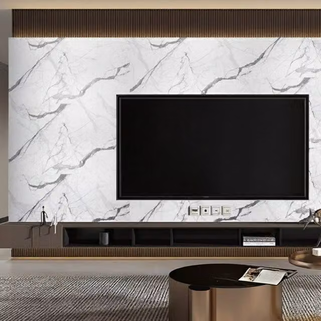 Set da 12 Pannelli Decorativi Cigole DMORA Effetto Marmo Bianco L: 60 cm, P: 0,3 cm – 1