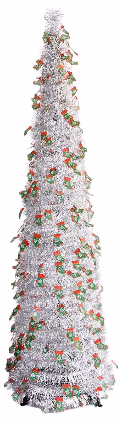 Albero di Natale pieghevole ed elegante, ideale per le festività