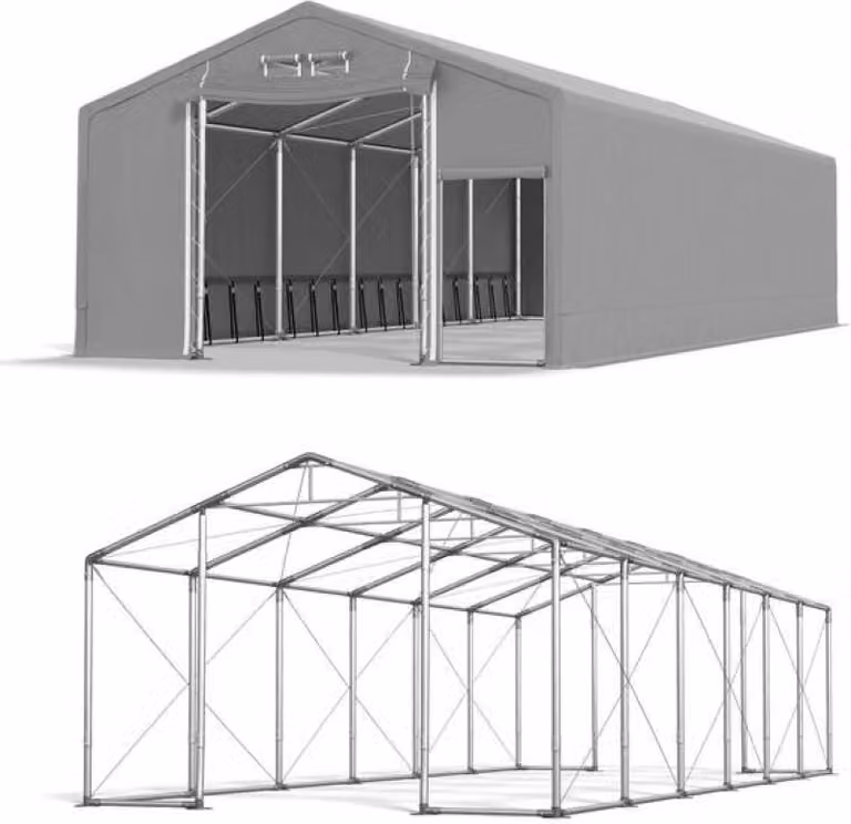 8x12 grigio Magazine Tenda WINTER PLUS SFR