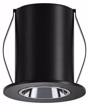 Mini Proiettore LED da incasso Atom 2W 24º 2700K Nero Opaco - Faretto professionale per illuminazione interni ad alta resa - Beneito & Faure