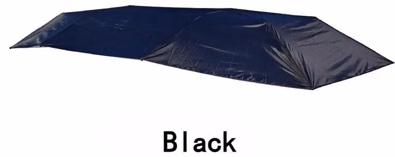 Tenda parasole per auto, impermeabile, protezione per esterni, telo nero, dimensioni 4,6 x 2,3 metri