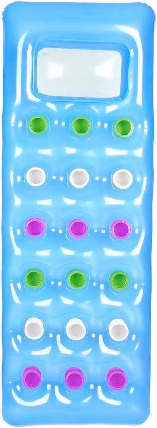 Materassino gonfiabile con finestra, dimensioni 188 x 71 cm - Ideale per la spiaggia e la piscina