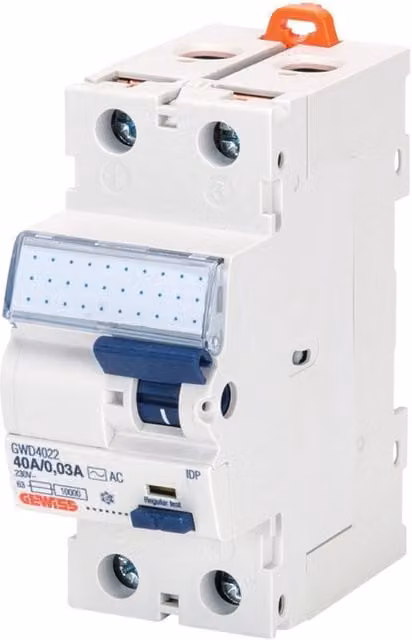 Interruttore magnetotermico Gewiss 2P 40A bianco 2M