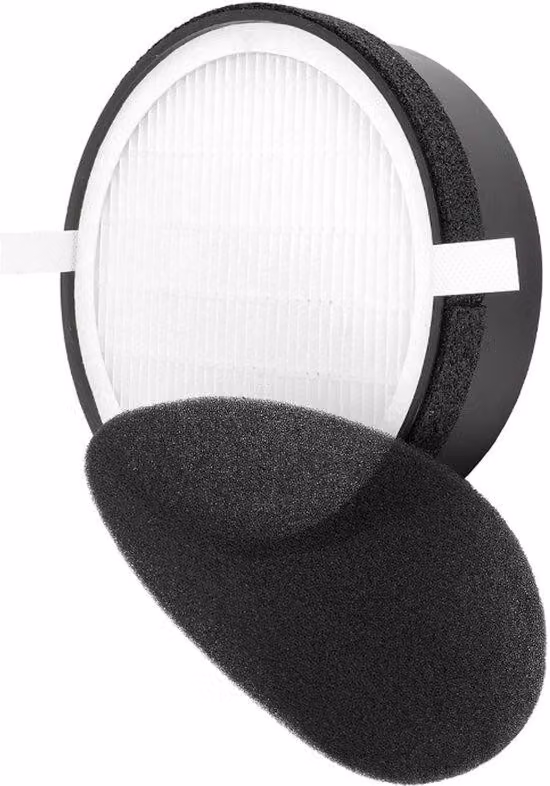 Filtro per purificatore d'aria - Adatto per Levoit LV-H132 e LV-H132-RF - Filtro a carbone attivo - 1 filtro + 1 imbottitura filtrante