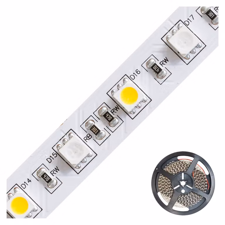 Striscia LED 5m RGB+3K 24VDC IP20 - Nastro leggero / tubo / nastro SB202430509902