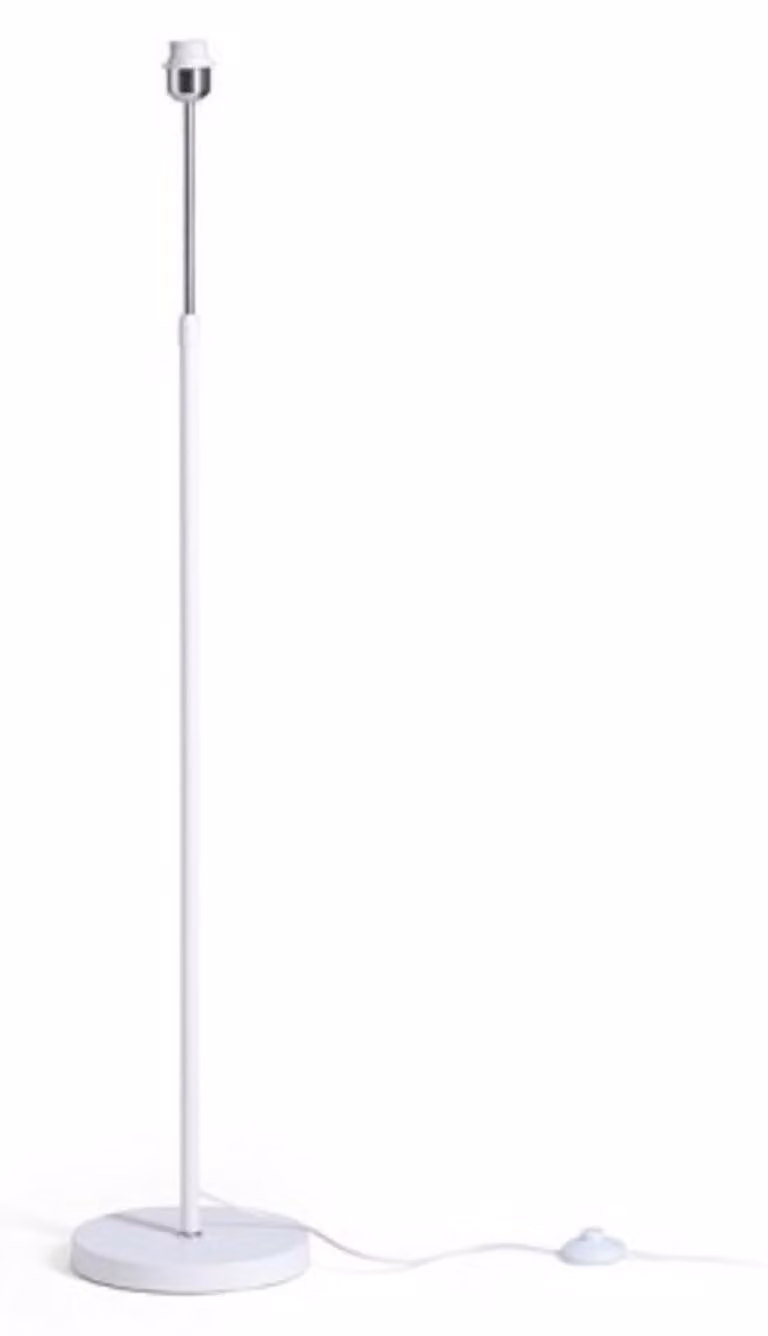 RED - DESIGN RENDL RENDL EMMETT Lampada da terra, bianco cromato, 230 V, E27, 15 W, R14117