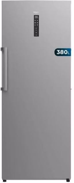 Congelatore combinato verticale Cecotec Bolero CoolMarket UF 380 in acciaio inox color argento con tecnologia No Frost e apertura a sinistra
