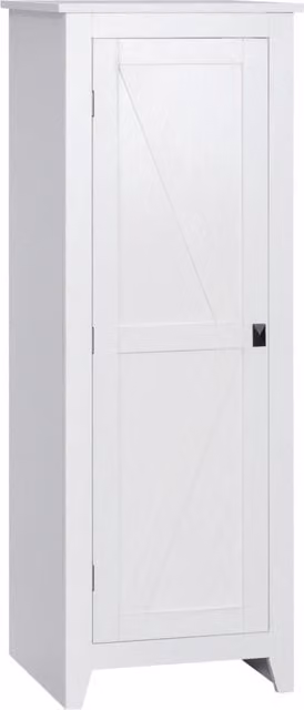 Mobile contenitore multiuso XYLO bianco con ante a battente e ripiani interni L: 121,5 cm, P: 40 cm, H: 43,5 cm