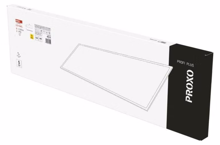 Pannello LED Emos PROXO 30x120, rettangolare, da incasso, bianco, 33 W, bianco neutro ZB3124